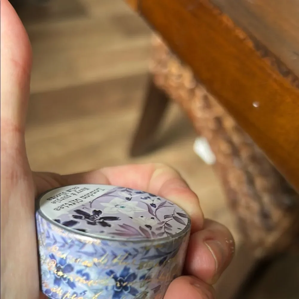 London Gifties Washi Tape gold & Purple print NEW